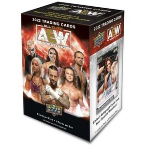 UPPER DECK AEW All Elite Wrestling 2022 All Elite AEW Wrestling Trading Card BLASTER Box (8 Packs) - 1 of 1