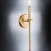 Urban Ambiance Luxury Contemporary Wall Sconce 16.625''H x 5.75''W,  Olde Brass Finish,  Parkes Collection, UHP4234 - 4 of 4