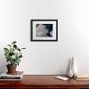 Deny Designs Hannah Kemp Puffy Clouds Black Framed Art Print - 2 of 4