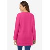 Woman Within Plus Size High Pile Fleece Sweatshirt Tunic - 3 of 4