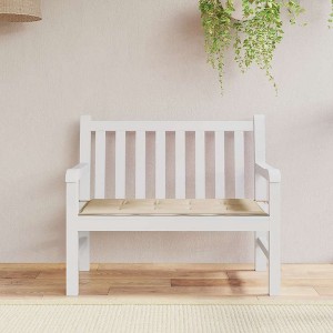 vidaXL Garden Bench Cushion Beige 47.2"x19.7"x1.2" Oxford Fabric - 1 of 4