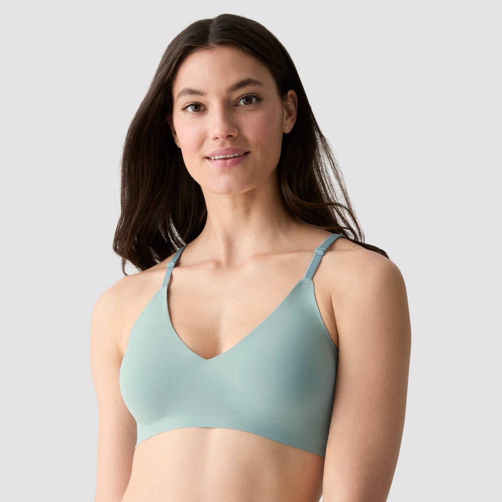 True & Co. Women's Everybody Boost Plunge Bra - Blue S -  90855171