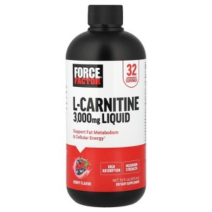 buy l carnitine liquid Force Factor L-Carnitine Liquid, Berry, 16 fl oz (473 ml)