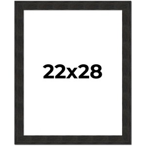 PosterPalooza | Contemporary Black Picture Frame - UV Acrylic, Foam Board Backing, Hanging Hardware - 1 of 4