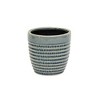 Cheung's Idola Tapered Blue Ceramic Pot - Large - 3 of 3