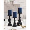 3x4 inch Pillar Candles Set of 3 ¨C Unscented Dripless Rustic Candles for Decor, Centerpieces, Weddings - 3 of 4