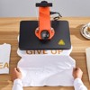 VEVOR 5-in-1 Heat Press Machine, 12" x 15" Fast Heating, 360 Swing Away Digital Sublimation Transfer, T-Shirt Vinyl Transfer Printer, Black&Orange - 2 of 4