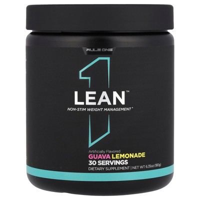 Rule One Proteins Lean™, Non-Stim Weight Management, Guava Lemonade, 6.35 oz (180 g)