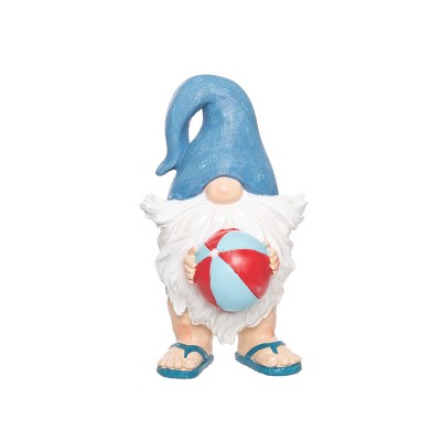 Beachcombers Gnome W/Beach Ball Figurine