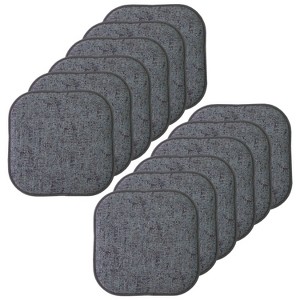 Broadway Memory Foam No Slip Back 16" x 16" Chair Pad Cushion by Sweet Home Collection® - 1 of 4