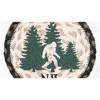Earth Rugs Big Foot NH Round 7" Coaster – Cabin, Lodge & Forest Style Decor - 2 of 3