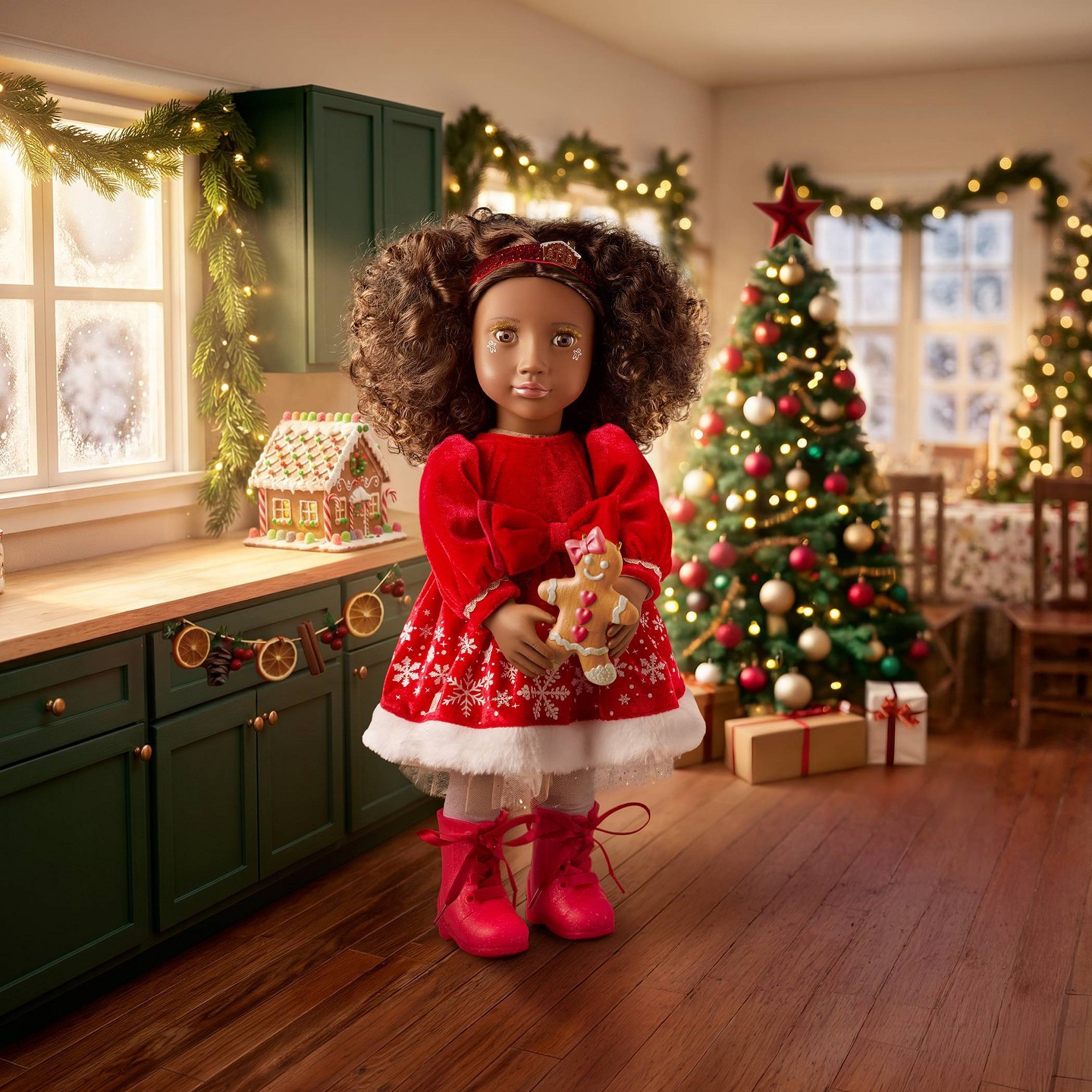 Детская кукла Our Generation Special Event Doll - Christmas Reindeer — фото 2