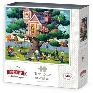 Tree House Adventure by Boardwalk - Jigsaw Puzzle - 1 of 4