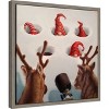 Amanti Art Whack-An-Elf by Lucia Heffernan Framed Canvas Wall Art - 3 of 4