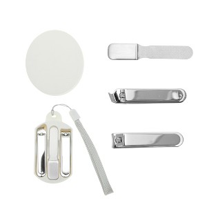 Unique Bargains Round Box Nail Clippers Set Toenail Clippers 1 Set - 1 of 4