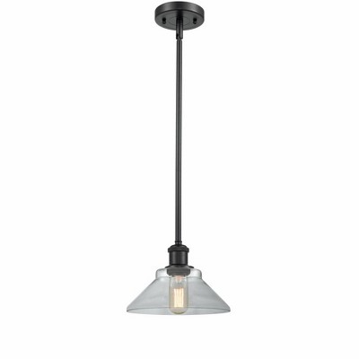 Orwell - 1 Light Stem Hung Mini Pendant In Industrial Style-8 Inches Tall and 8.38 Inches Wide