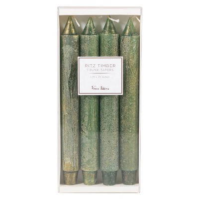 Sullivans Vance Kitira Timber Taper Set of 4 Candles