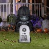 Star Wars Airblown Inflatable Stylized Darth Vader w/Tombstone Star Wars, 3.5 ft Tall, Multicolored - 2 of 4