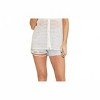 Women's Ariana See Through Open Knit Button Down Blouse - Cloud Ten - 2 of 4