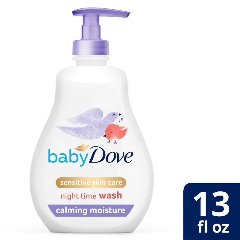 Baby Dove Calming Moisture Sensitive Skin Night Time Wash - 13 fl oz, 1 of 10