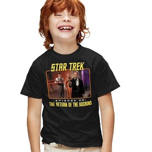 Boys' Star Trek Episode 22 T-Shirt Black Medium - 1 of 4