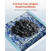 VEVOR Lava Rocks, 0.8-1.2 inch Fire Stones Lava Rocks For Fire Pit, Reusable Fire Pit Stones Indoor and Outdoor Use, Decorative Firepit Stone,Black - 3 of 4