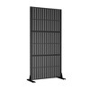 Dovelina Outdoor Privacy Screen Black Galvanized Panel Screen - 72"x47", Vertical Fence - 3 of 4
