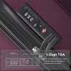 INFURNIC Bag And Luggage Sets 3 Size Hard Rolling Business Suitcases with Silent Wheels, Travel Luggage Suitcase Set, Purple, 21.06"*11.81"*30.31" - 4 of 4