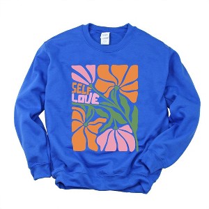 Simply Sage Market Women's Graphic Sweatshirt Boho Self Love - 1 of 4