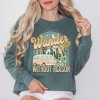 Simply Sage Market Women's Garment Dyed Graphic Sweatshirt Wander Without Reason Desert Van - 2 of 3