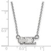 Black Bow Jewelry Sterling Silver Phi Sigma Sigma Greek Life Necklace 18 Inch - 2 of 4