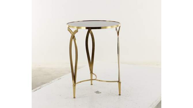 Contemporary Metal Table Black - Olivia &#38; May, 2 of 8, play video