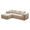 SYFERLORY 108" Cloud Sectional Couch with L-Shape Chaise,4 Seat Modern Modular Sofa with Deep Seat ,No Assembly Required (White) - 2 of 4