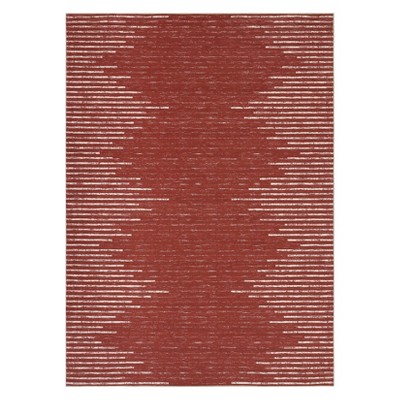 Indoor Modern Soft Washable Area Rugs with Stripped Lines Print for Bedroom Living Room