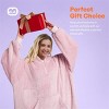 Joyfy Wearable Blanket Hoodie for Kids Adults, Christmas Oversized Flannel Fleece Sweatshirt Blanket, Cozy Blanket Birthday Gift for Family Girls Boys - 2 of 4