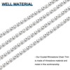 Unique Bargains Bags Clothing Decoration Crystal Rhinestone Sew on Close Claw Chain Trim - 3 of 4