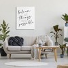 Stupell Industries Believe All Things Possible Inspirational Quote Elegant Typography Canvas Wall Art - 2 of 4