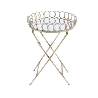 Traditional Tray Table Gold - Olivia & May