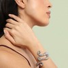 SOHI Women's Metallic Silver Squid Arms Bracelet - 3 of 4