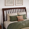 AFI Furnishings Orleans Full Sleigh Solid Wood Slat Headboard, Walnut - 4 of 4