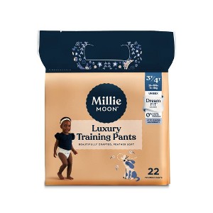 Millie Moon Training Pants Disposable Diapers - 3T-4T - 22ct - 1 of 4