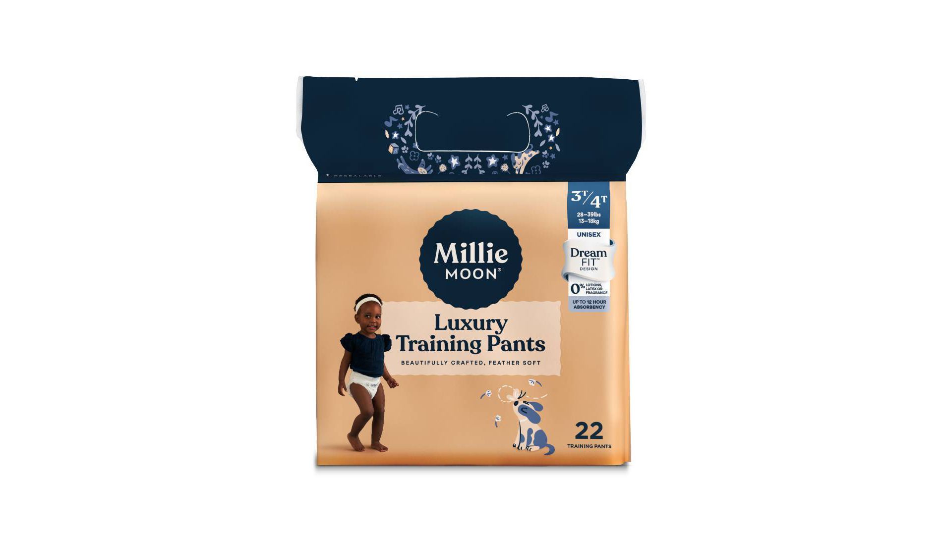 Millie Moon Luxury Training Pants - 3T-4T - 22ct