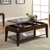 47" Docila Coffee Table Walnut - Acme Furniture: Living Room Furniture with Shelving - 2 of 4