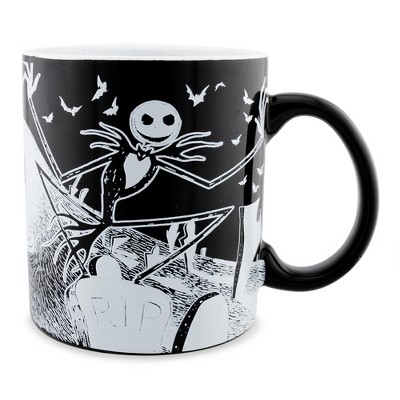 Silver Buffalo Disney The Nightmare Before Christmas merry Scary Ceramic  Soup Mug With Lid : Target