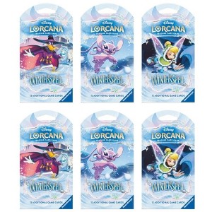 Ravensburger 6 Packs 12 Card Booster Pack for Lorcana Winterspell : Target