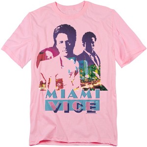 Miami Vice Crockett And Tubbs Adult T-Shirt - 1 of 4