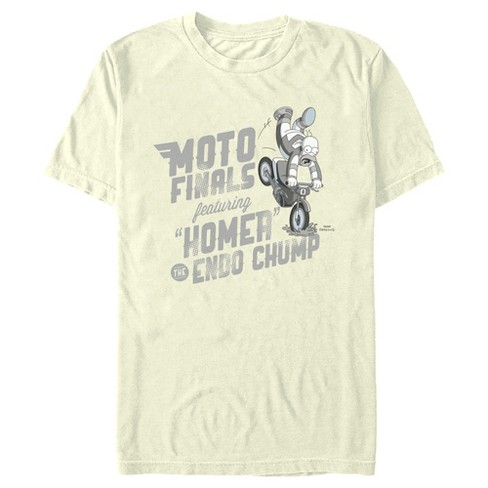 Men's The Simpsons Homer Moto Finals T-Shirt - image 1 of 4