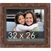 PosterPalooza | 32x26 Wide Bamboo Picture Frame, UV Acrylic, 4 Finishes - Brown, Black, Silver, and Natural - 2 of 4