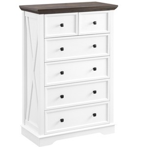 NicBex Round Handles Modern Storage Dresser with Drawers for Bedroom & Living Room - 1 of 4