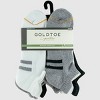 Goldtoe Signature Collection Men's Modern Essential No Show Socks 6pk - Black/White/Gray 6-12.5 - 2 of 4